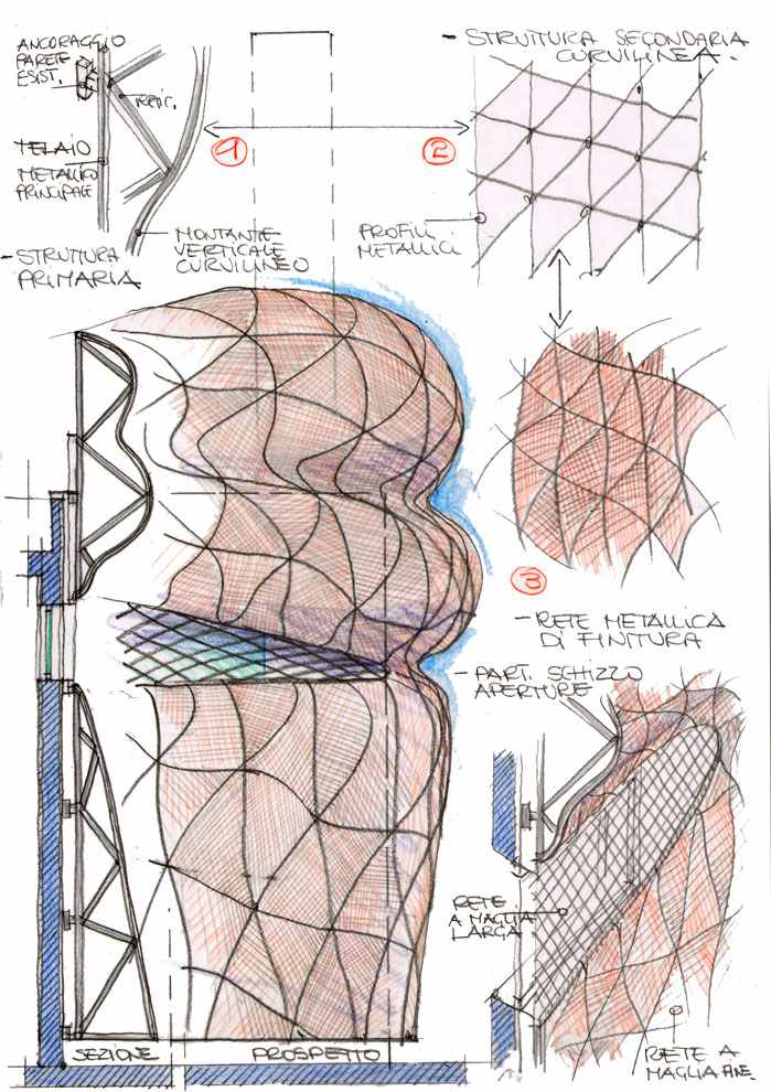 schizzi di progetto ferrari maranello