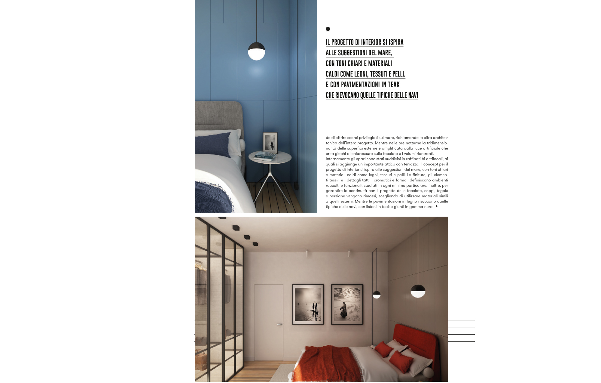 pubblicazione di un nostro progetto di interni