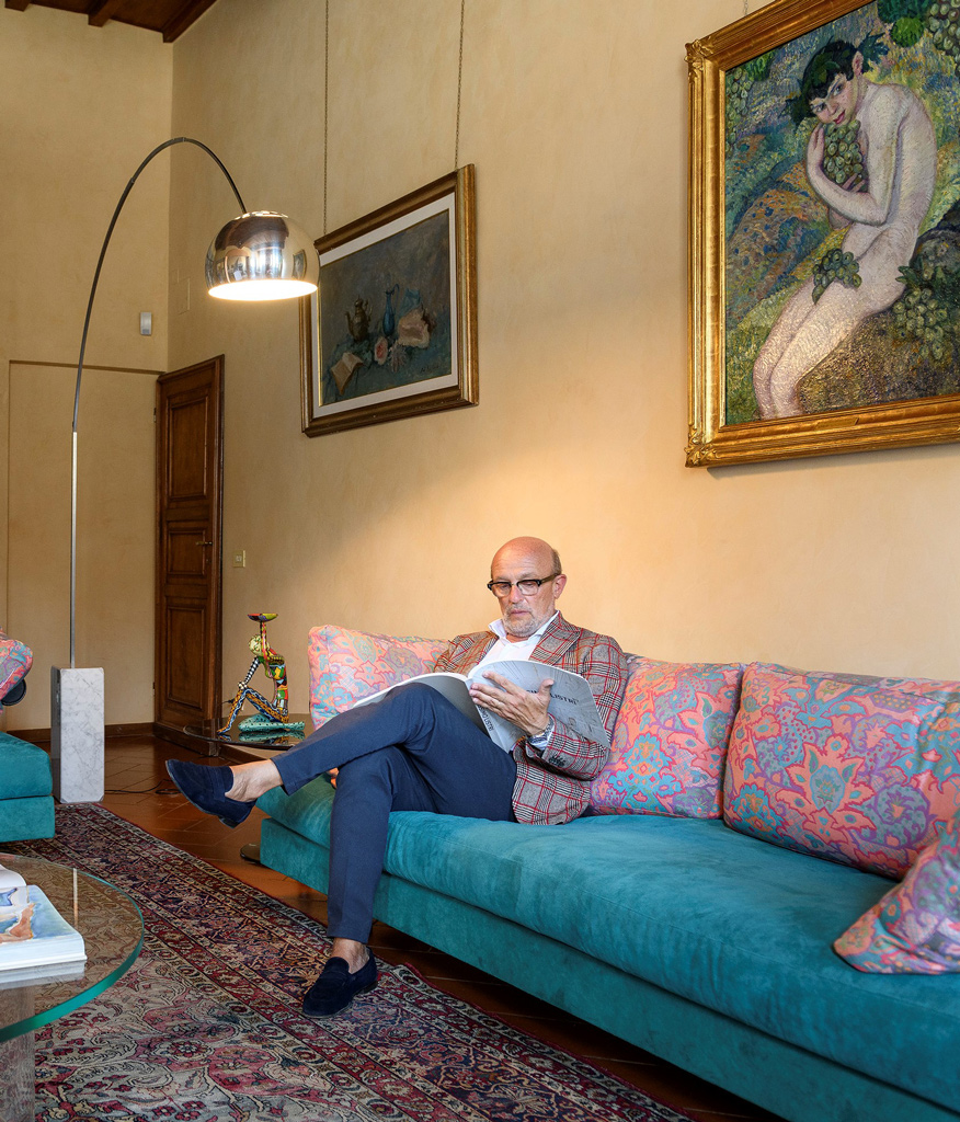 Pierattelli Architetture - studio architettura Firenze - anniversario studio di architettura - Massimo Pierattelli - Interior - Interior design - appartamento a Firenze - lampada arco castiglioni