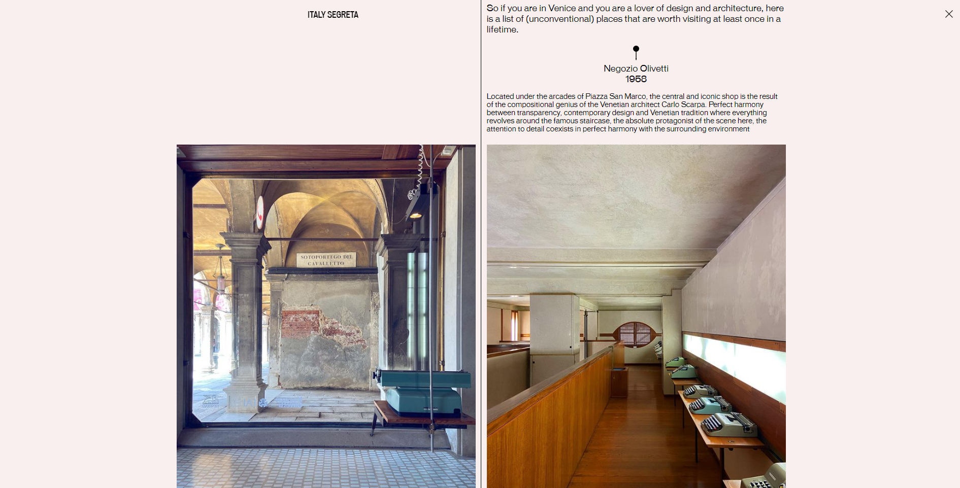 Pierattelli Architetture - Italy segreta - visitare venezia - Claudio Pierattelli