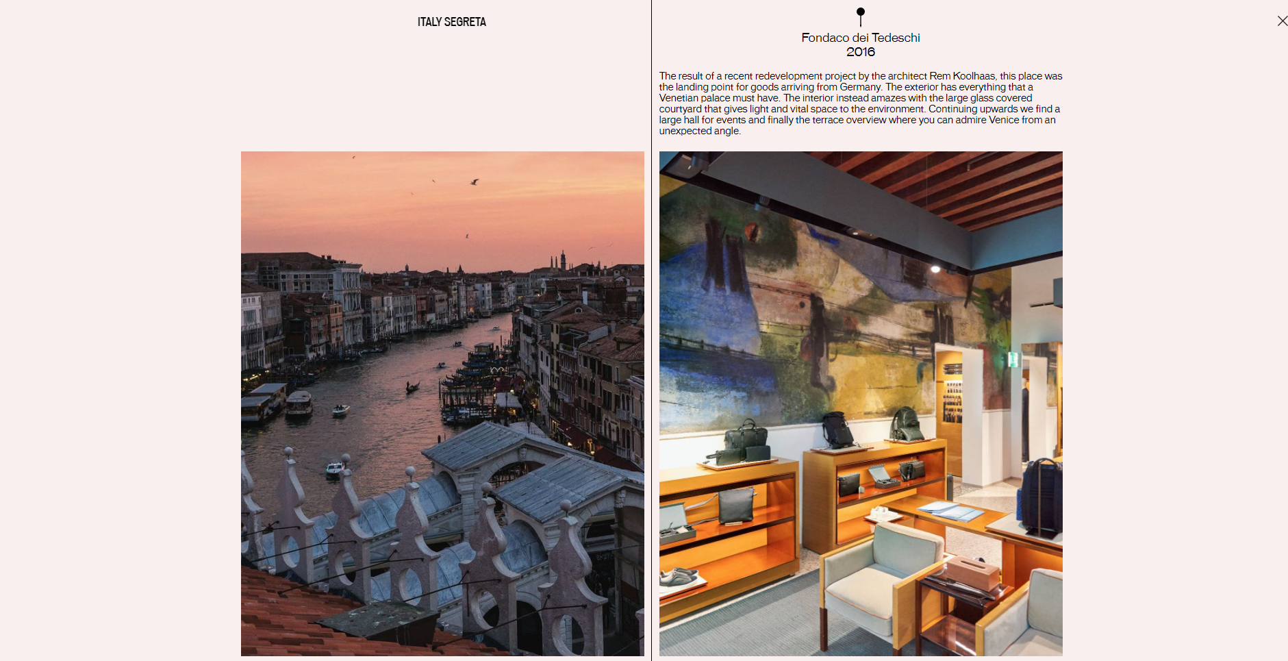 Pierattelli Architetture - Italy segreta - visitare venezia - Claudio Pierattelli