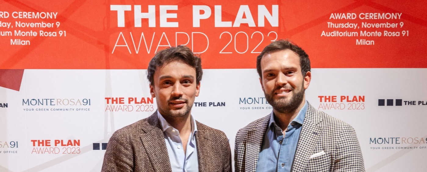 Andrea e Claudio Pierattelli al the plan award